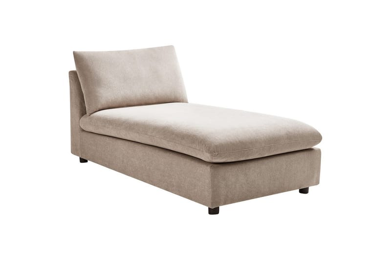 Schäslong Vizille Beige - Beige - Möbler - Soffa - Modulsoffor - Övriga moduler till modulsoffa