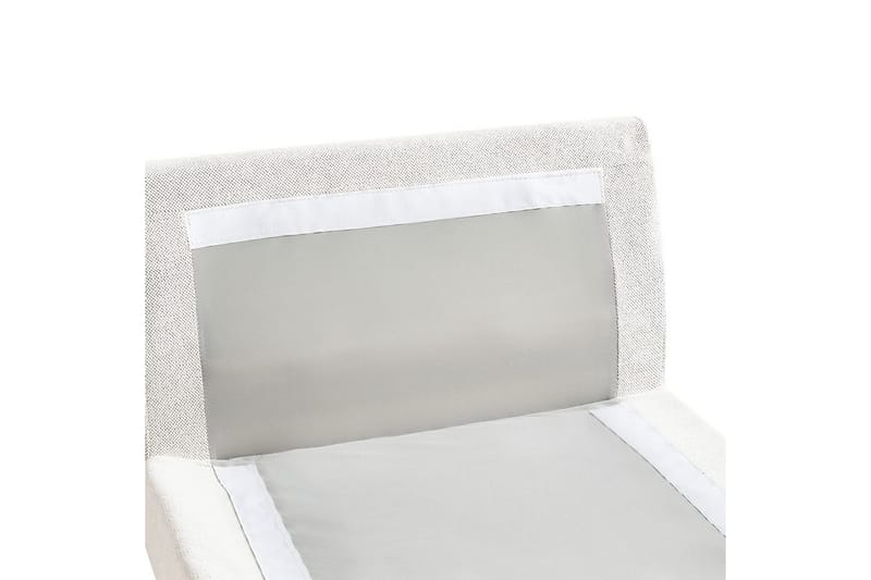 Schäslong Vizille Vit, Svart - Vit, Svart - Möbler - Soffa - Modulsoffor - Övriga moduler till modulsoffa