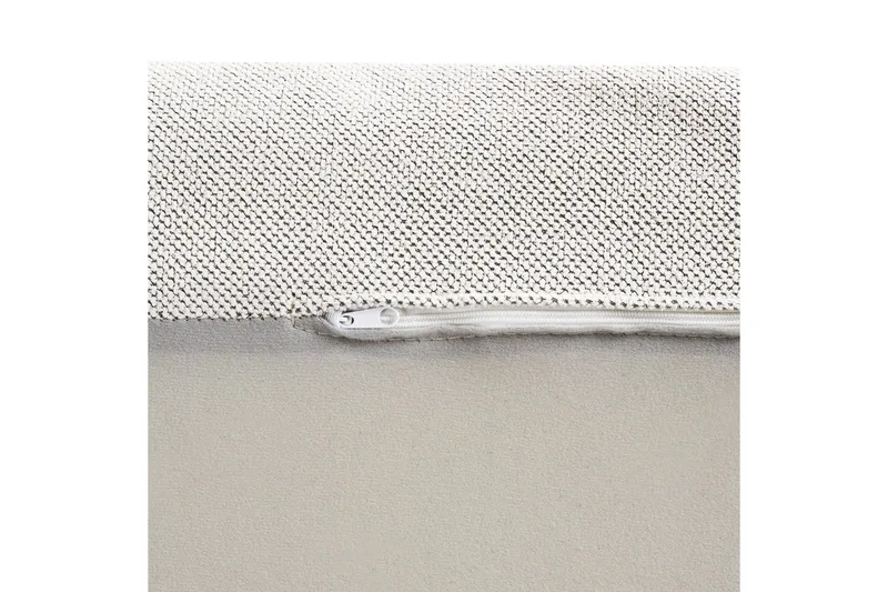 Schäslong Vizille Vit, Svart - Vit - Möbler - Soffa - Modulsoffor - Övriga moduler till modulsoffa