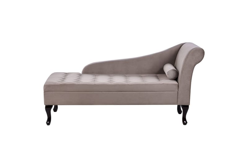 Schäslong Pessac Beige, svart, Högervänd - Beige, svart, Högervänd - Möbler - Soffa - Modulsoffor - Övriga moduler till modulsoffa
