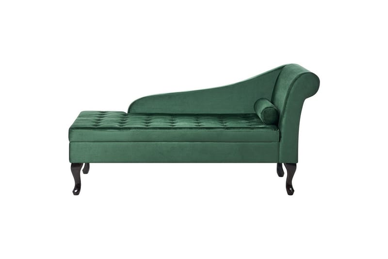 Schäslong Pessac Grön, Svart, Högervänd - Grön, Svart, Högervänd - Möbler - Soffa - Modulsoffor - Övriga moduler till modulsoffa