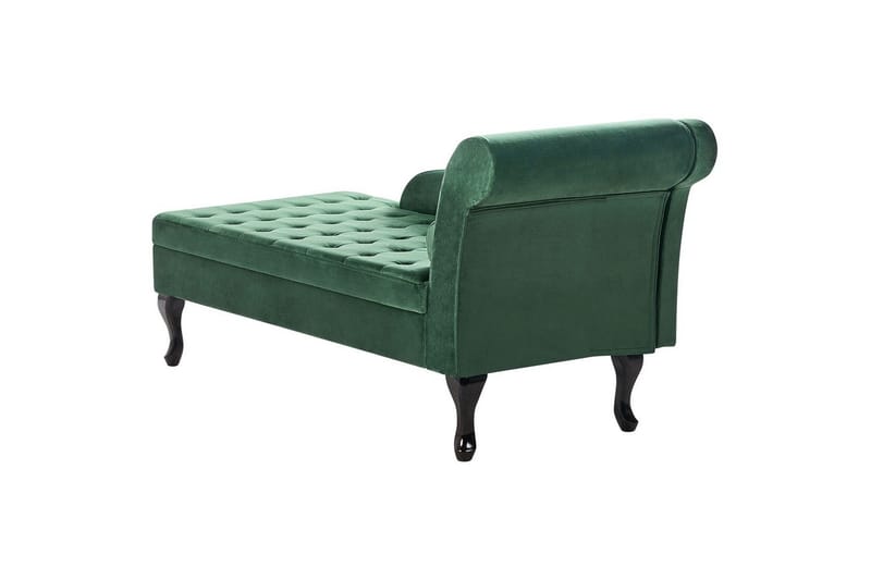 Schäslong Pessac Grön, Svart, Högervänd - Grön, Svart, Högervänd - Möbler - Soffa - Modulsoffor - Övriga moduler till modulsoffa
