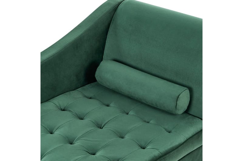 Schäslong Pessac Grön, Svart, Högervänd - Grön, Svart, Högervänd - Möbler - Soffa - Modulsoffor - Övriga moduler till modulsoffa