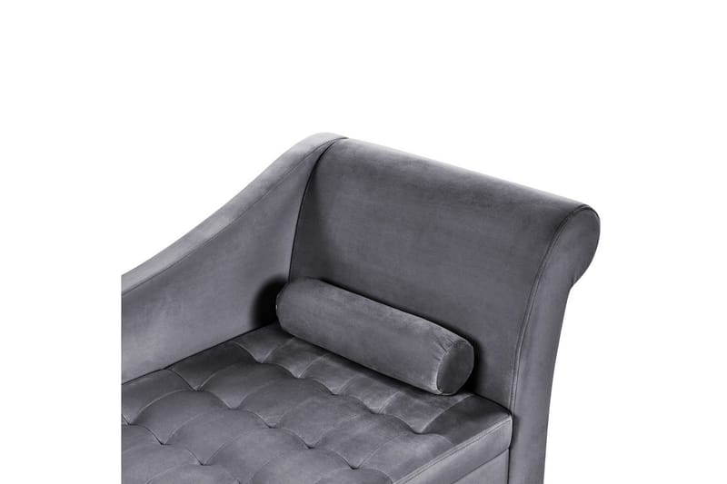 Schäslong Pessac Grå, svart, Högervänd - Grå, svart, Högervänd - Möbler - Soffa - Modulsoffor - Övriga moduler till modulsoffa