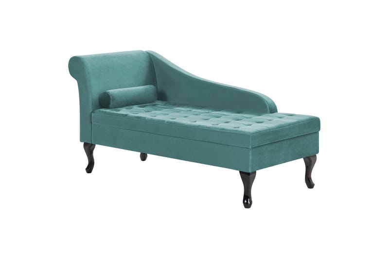 Schäslong Pessac Blå, Svart, Vänstervänd - Blå, Svart, Vänstervänd - Möbler - Soffa - Modulsoffor - Övriga moduler till modulsoffa