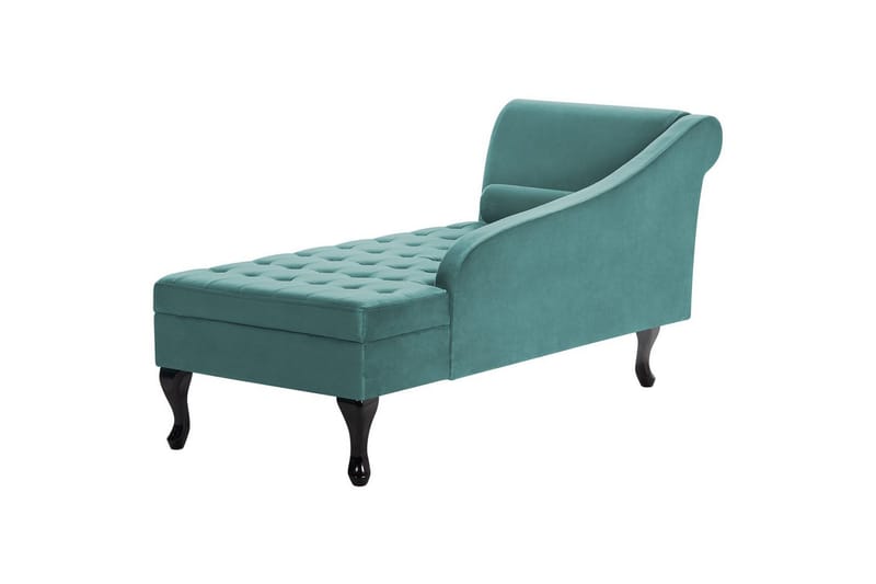 Schäslong Pessac Blå, Svart, Vänstervänd - Blå, Svart, Vänstervänd - Möbler - Soffa - Modulsoffor - Övriga moduler till modulsoffa