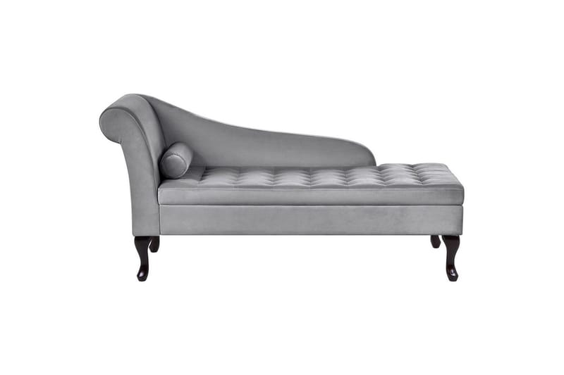 Schäslong Pessac Grå, svart, Vänstervänd - Grå, svart, Vänstervänd - Möbler - Soffa - Modulsoffor - Övriga moduler till modulsoffa