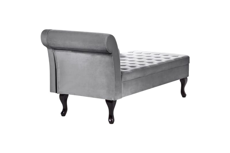 Schäslong Pessac Grå, svart, Vänstervänd - Grå, svart, Vänstervänd - Möbler - Soffa - Modulsoffor - Övriga moduler till modulsoffa