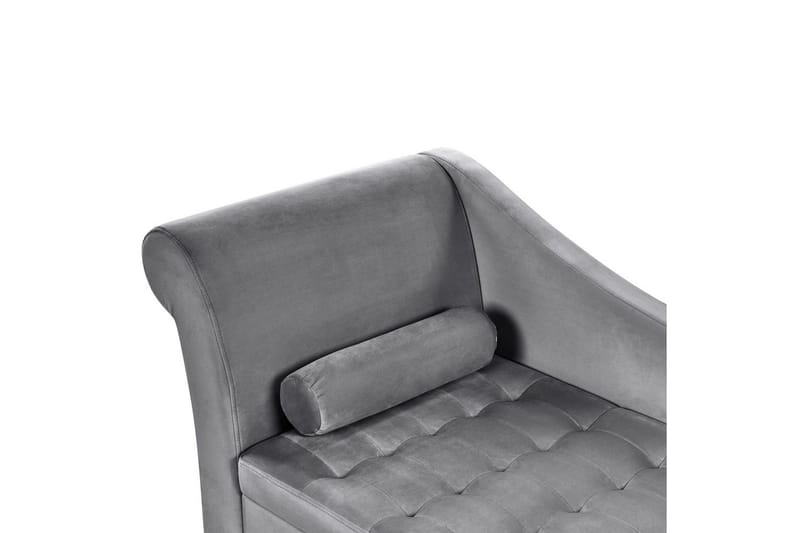 Schäslong Pessac Grå, svart, Vänstervänd - Grå, svart, Vänstervänd - Möbler - Soffa - Modulsoffor - Övriga moduler till modulsoffa
