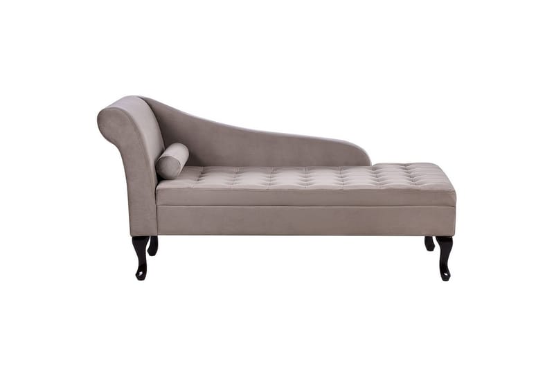 Schäslong Pessac Beige, svart, Vänstervänd - Beige, svart, Vänstervänd - Möbler - Soffa - Modulsoffor - Övriga moduler till modulsoffa