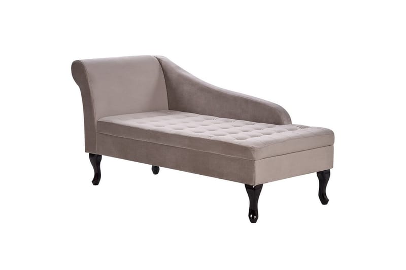 Schäslong Pessac Beige, svart, Vänstervänd - Beige, svart, Vänstervänd - Möbler - Soffa - Modulsoffor - Övriga moduler till modulsoffa