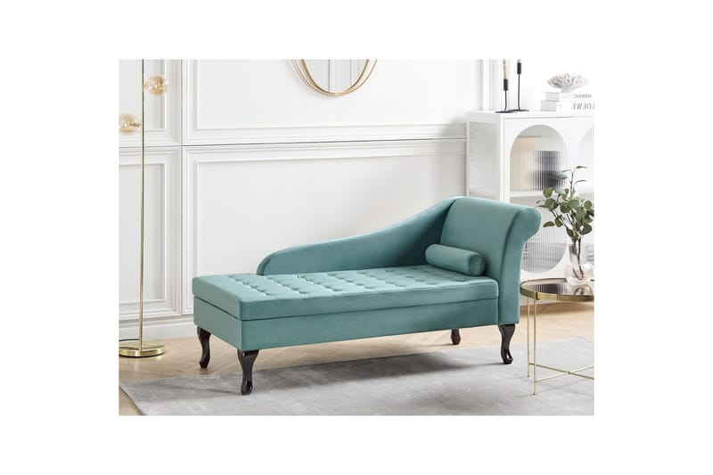 Schäslong Pessac Blå, Svart, Högervänd - Blå, Svart, Högervänd - Möbler - Soffa - Modulsoffor - Övriga moduler till modulsoffa