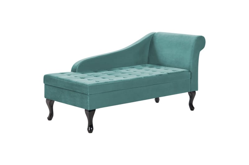 Schäslong Pessac Blå, Svart, Högervänd - Blå, Svart, Högervänd - Möbler - Soffa - Modulsoffor - Övriga moduler till modulsoffa