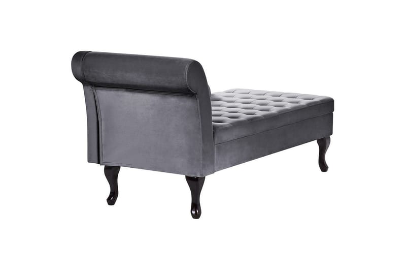 Schäslong Pessac Mörkgrå, svart, Vänstervänd - Mörkgrå, svart, Vänstervänd - Möbler - Soffa - Modulsoffor - Övriga moduler till modulsoffa