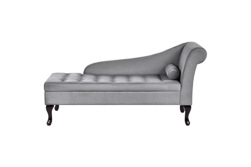 Schäslong Pessac Ljusgrå, svart, Högervänd - Ljusgrå, svart, Högervänd - Möbler - Soffa - Modulsoffor - Övriga moduler till modulsoffa
