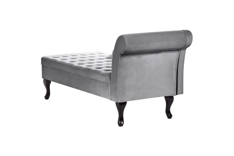 Schäslong Pessac Ljusgrå, svart, Högervänd - Ljusgrå, svart, Högervänd - Möbler - Soffa - Modulsoffor - Övriga moduler till modulsoffa