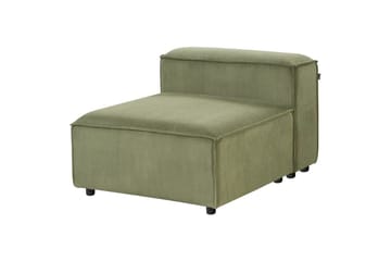 Sittsektion Ardal Grön, Svart, Manchestertyg - Grön - Möbler - Soffa - Modulsoffor - Mittmodul