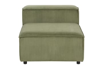 Sittsektion Ardal Grön, Svart, Manchestertyg - Grön - Möbler - Soffa - Modulsoffor - Mittmodul