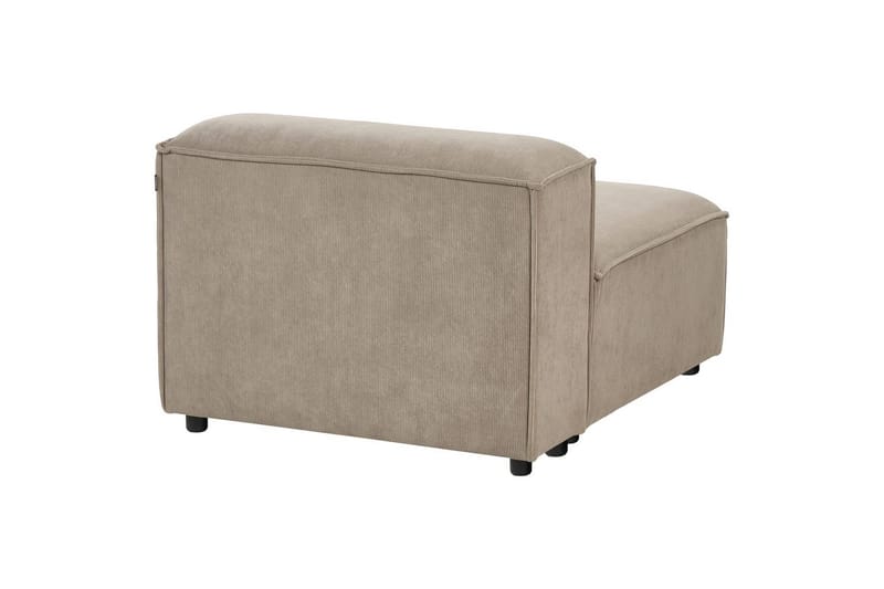 Sittsektion Ardal Taupe, svart, Manchestertyg - Taupe, svart, Manchestertyg - Möbler - Soffa - Modulsoffor - Övriga moduler till modulsoffa