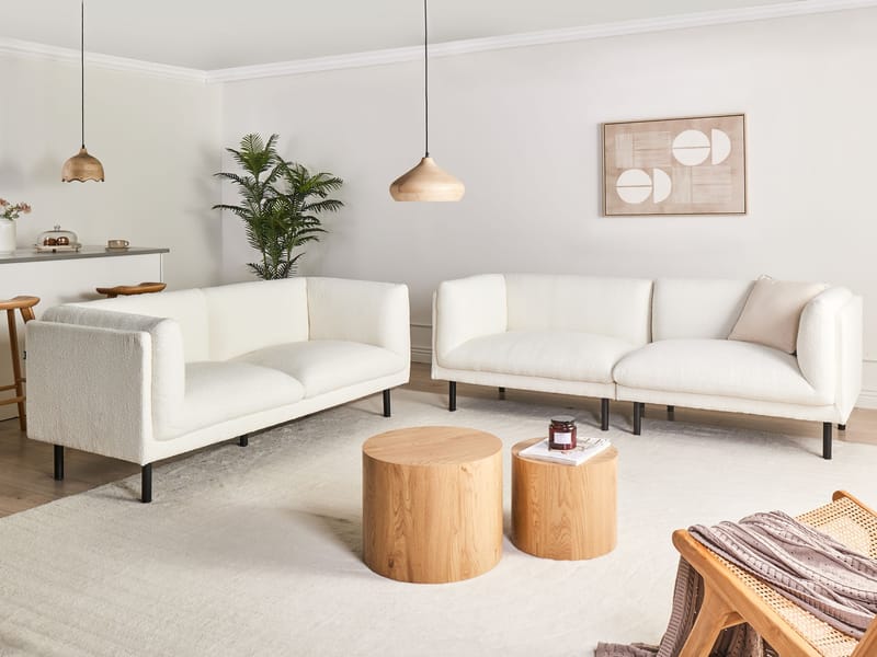 Soffgrupp Vorgod Bouclé - Off-White - Möbler - Soffa - Soffgrupp
