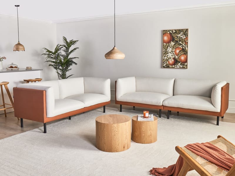 Soffgrupp Vorgod Tyg - Off-White - Möbler - Soffa - Soffgrupp