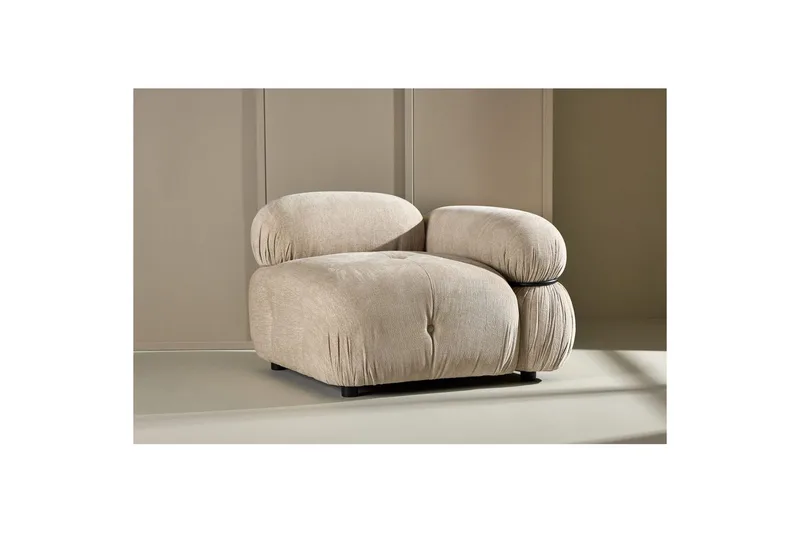 Soffmodul Hörnmodul Vänster Mika - Beige - Möbler - Soffa - Modulsoffor - Hörnmodul