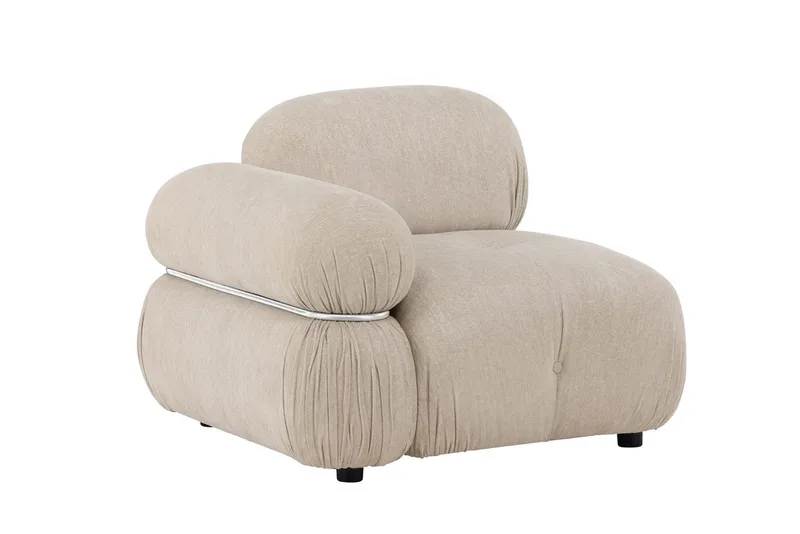 Vänstermodul Mika 95 cm - Beige - Möbler - Soffa - Modulsoffor - Hörnmodul