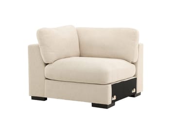 Vänstermodul Salerno i Tyg - Beige - Möbler - Soffa - Modulsoffor - Hörnmodul