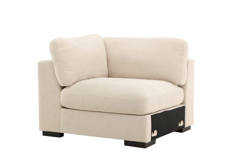 Vänstermodul Salerno i Tyg - Beige - Möbler - Soffa - Modulsoffor - Hörnmodul