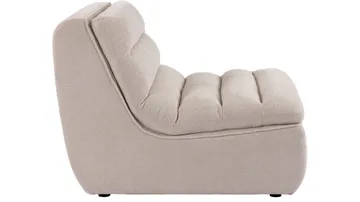 Valdoro Mittmodul i tyg 87 cm - Beige - Möbler - Soffa - Modulsoffor - Mittmodul