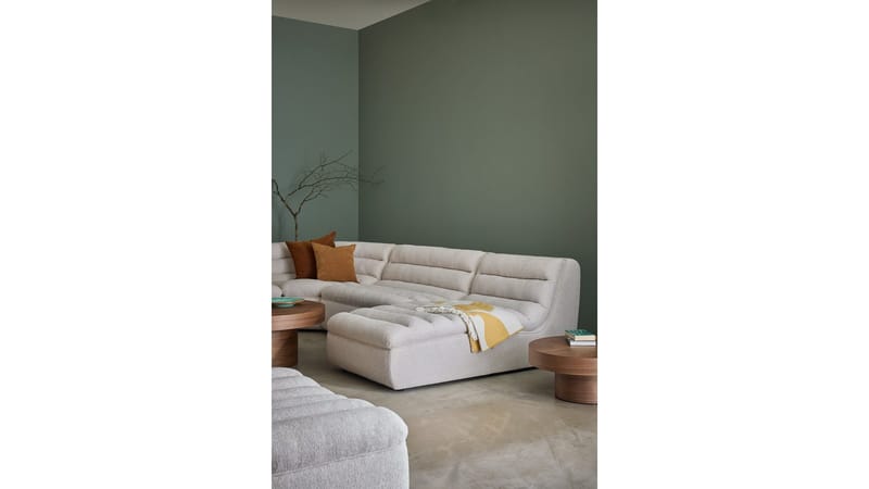Valdoro Schäslong i tyg 168 cm - Beige - Möbler - Soffa - Modulsoffor - Övriga moduler till modulsoffa
