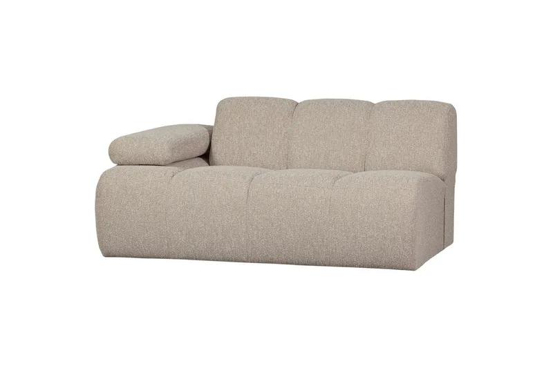 Mojo Bubblig Soffa 164 cm i Tyg, Beige