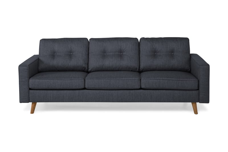 Monroe 3-sits Soffa - Mörkblå - 3 sits soffa