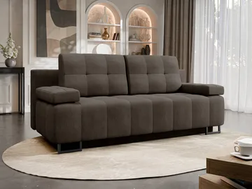 Morenia 3-sits Bäddsoffa med förvaring - brun - Möbler - Soffa - Bäddsoffa