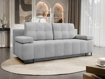 Morenia 3-sits Bäddsoffa med förvaring - grå - Möbler - Soffa - Bäddsoffa