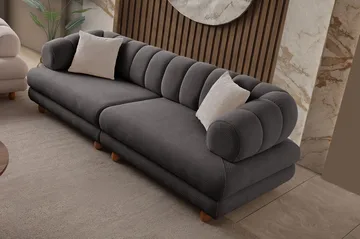 Munemori 3-sits Soffa 240x80x95 cm - Antracit - Möbler - Soffa - 3 sits soffa