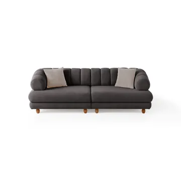 Munemori 3-sits Soffa 240x80x95 cm - Antracit - Möbler - Soffa - 3 sits soffa