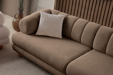 Munemori 3-sits Soffa 240x80x95 cm - Latte - Möbler - Soffa - 3 sits soffa
