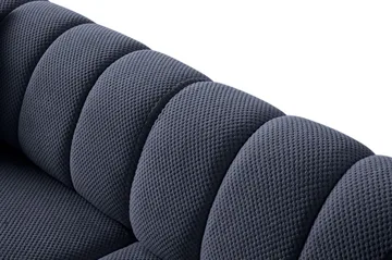 Munemori 3-sits Soffa 240x80x95 cm - Marinblå - Möbler - Soffa - 3 sits soffa