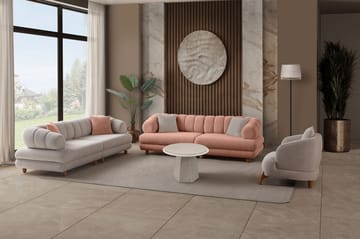 Munemori 3-sits Soffa 240x80x95 cm - Puder - Möbler - Soffa - 3 sits soffa