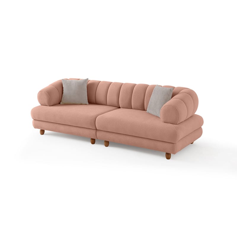 Munemori 3-sits Soffa 240x80x95 cm, Puder