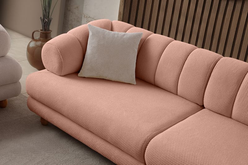 Munemori 3-sits Soffa 240x80x95 cm - Puder - Möbler - Soffa - 3 sits soffa