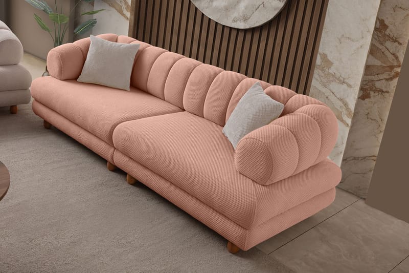 Munemori 3-sits Soffa 240x80x95 cm - Puder - Möbler - Soffa - 3 sits soffa
