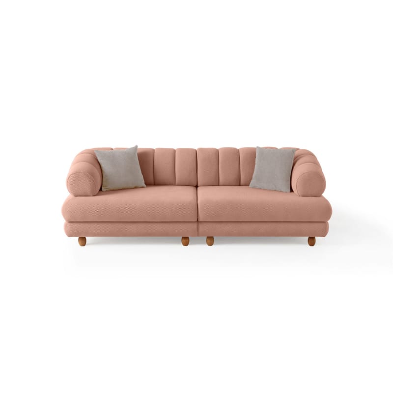 Munemori 3-sits Soffa 240x80x95 cm - Puder - Möbler - Soffa - 3 sits soffa