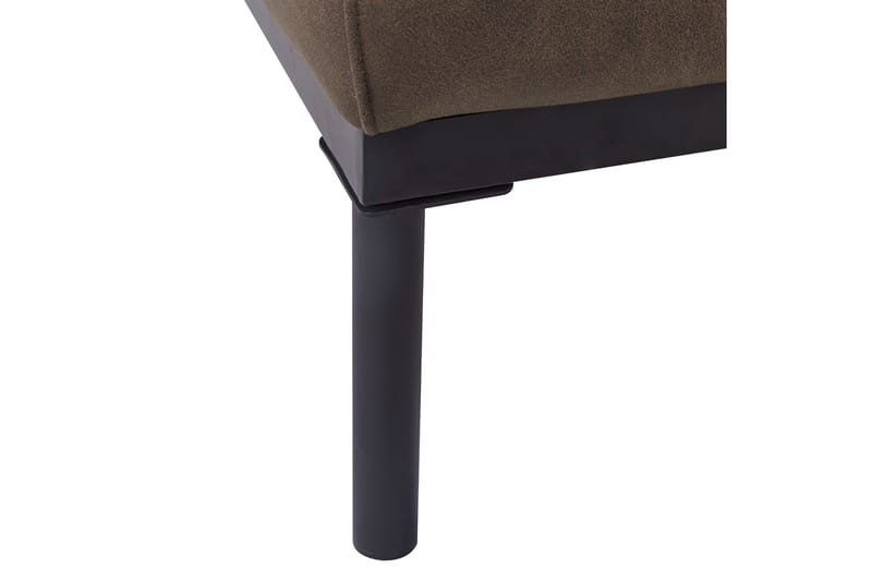 Naklund Soffa 2-sits - Brun/Svart - Möbler - Soffa - Skinnsoffor