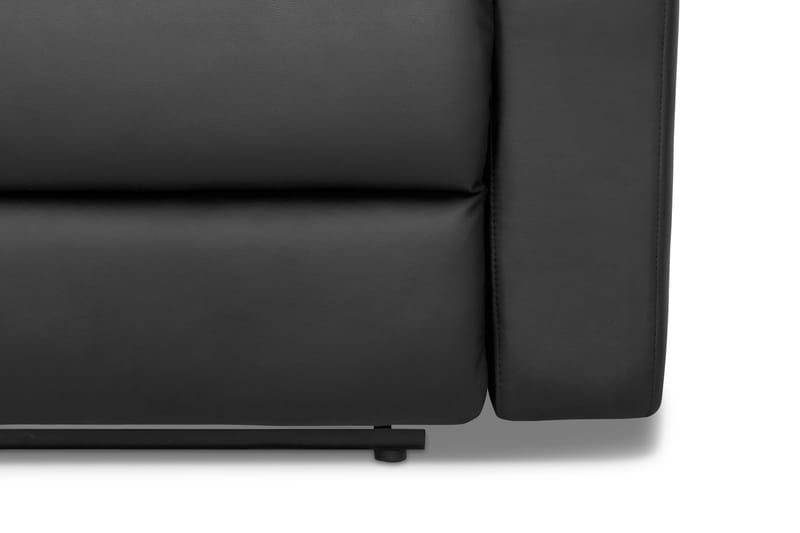 Norbo Soffgrupp 3-sits+2-sits Konstläder - Svart - Möbler - Soffa - Soffgrupp