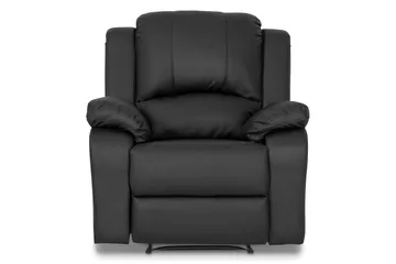 Norbo Soffgrupp 3-sits+Fåtölj Konstläder - Svart - Möbler - Soffa - Soffgrupp