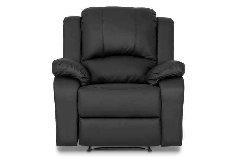 Norbo Soffgrupp 3-sits+Fåtölj Konstläder - Svart - Möbler - Soffa - Soffgrupp