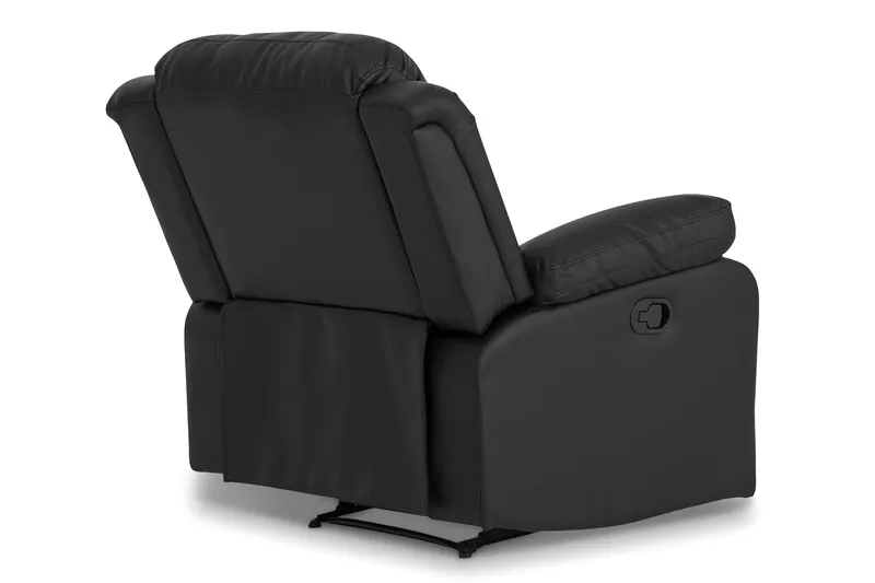 Norbo Soffgrupp 3-sits+Fåtölj Konstläder - Svart - Möbler - Soffa - Soffgrupp