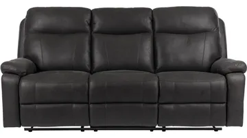 Norvian Reclinersoffa 3-sits Elektrisk - Svart - Möbler - Soffa - 3 sits soffa
